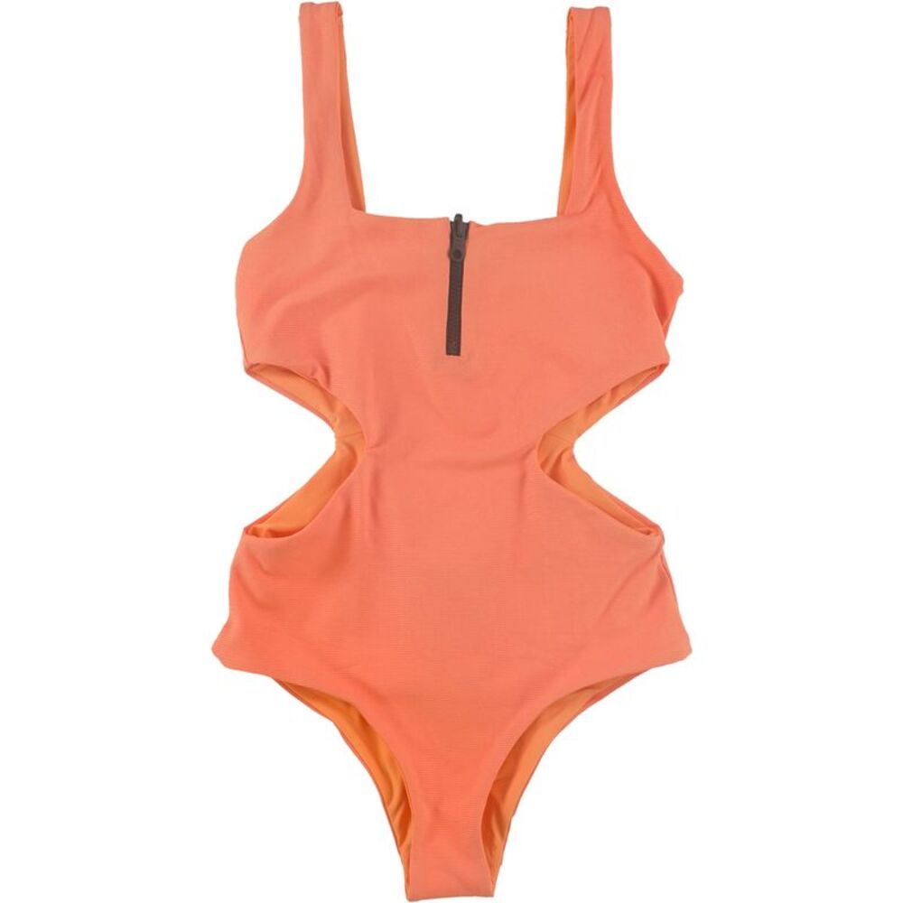 Tavik Womens Victoria One Piece Tank Swimsuit, Orange, NWT
